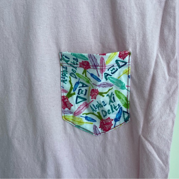 Alpha Xi Delta Shirt with Pocket - Picture 2 of 3